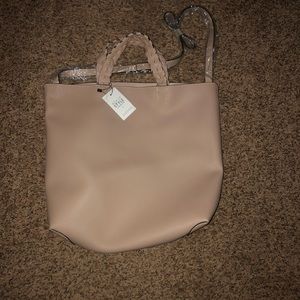 Jules Kay - Nude Leather Tote NWT